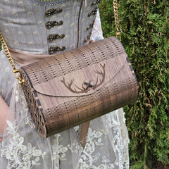 Design-Tasche Amerikanische Nuss