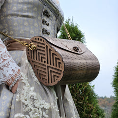 Design-Tasche Amerikanische Nuss